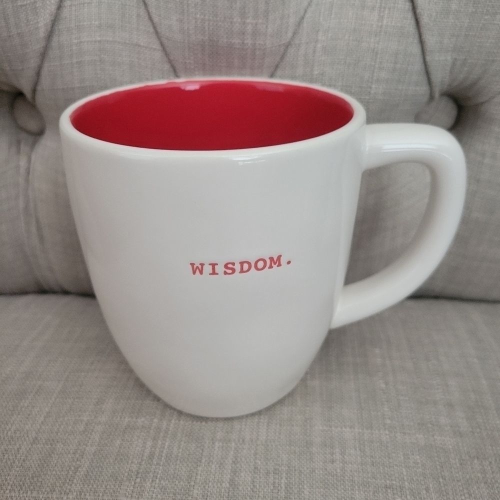 Rae Dunn Wisdom Mug NEW